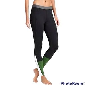 Athleta Derek Lam 10c X Black Colorblock Leggings Size Small